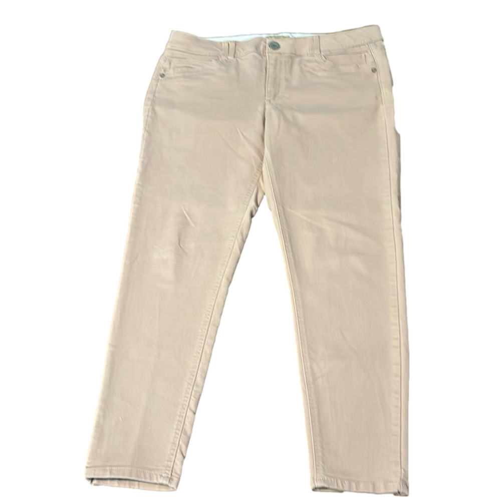 Democracy Ab technology pale pink pants, size 14